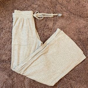 Gray Cotton Lounge Pants